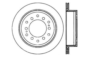 StopTech Power Slot 03-09 Toyota 4 Runner / 03-09 Lexus GX470 Drilled & Slotted Right Rear Rotor
