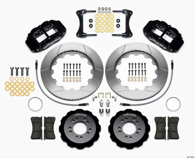 Wilwood Narrow Superlite 6R Front Hat Kit 14.00in 2008-up Hyundai Genesis Coupe w/Lines