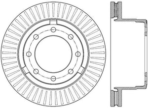 StopTech Power Slot 12-13 Ford F-250/F-350 Rear Right Slotted Rotor