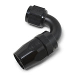 Russell Performance -12 AN Black 120 Degree Full Flow Swivel Hose End