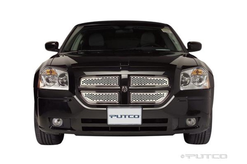 Putco 06-07 Dodge Magnum Main Grille Punch Stainless Steel Grilles