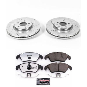 Power Stop 12-16 Audi A4 Front Z26 Street Warrior Brake Kit