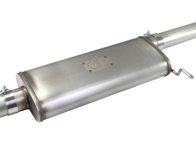 aFe MACHForce XP Exhaust SS-409 Cat-Back w/ 304SS Polished Tip 04-07 GM Trucks 1500 V6/V8