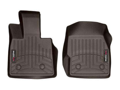 WeatherTech 2018+ Alfa Romeo Stelvio Front FloorLiner - Cocoa
