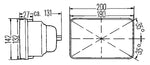 Hella Vision Hlmp Kit 190X132Mm H4 12V (Qty 2) (Legal in US for MOTORCYLCES ONLY)