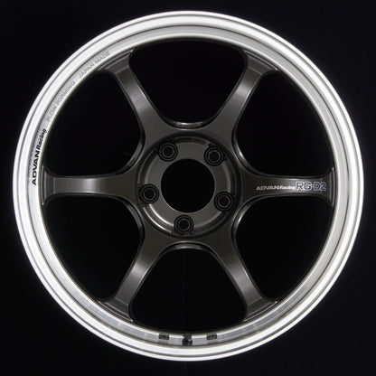 Advan RG-D2 18x11.0 +15 5x114.3 Machining and Black Gunmetallic Wheel