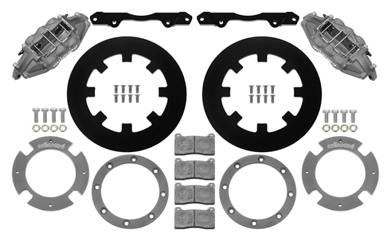 Wilwood 17-21 Can-Am X3RS 6-Piston Rear Kit 11.25in - Anodized