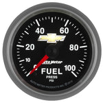 Autometer Performance Parts 52mm 0-100psi Fuel Pressure COPO Camaro Gauge Pack