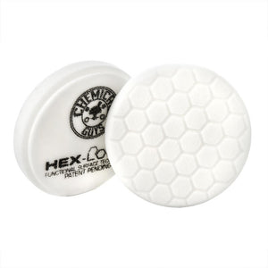 Chemical Guys Hex-Logic Self-Centered Light-Medium Polishing Pad - White - 4in