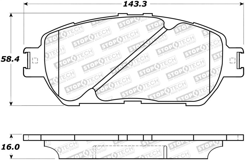 StopTech Street Brake Pads