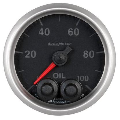 Autometer Elite 52mm Oil Pressure Peak and Warn Gauge w/ Electronic Control