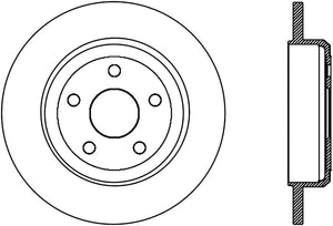 StopTech Slotted Sport Brake Rotor 11-17 Jeep Grand Cherokee (Excludes SRT8)