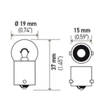 Hella Bulb 5007 12V 5W BA15s B6