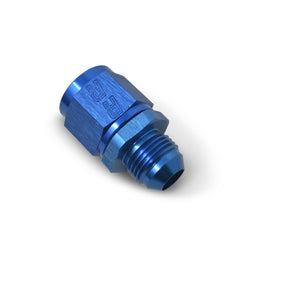 Russell Performance BLUE ANODIZED -6 TUBE COUPLING NUT W/ FLARED REDUCER TO -4 AN MALE