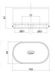 BMC Twin Air Carburetor Filter - 61mm x 2 ID / 74mm H