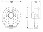 Hella Fan Turbo 2Speed 12V Blk