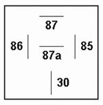 Hella Mini ISO 5 Pole Relay 12V SPDT