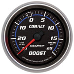 AutoMeter Gauge Vac/Boost 2-5/8in. 30Inhg-20PSI Mechanical Cobalt