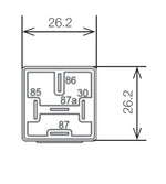 Hella Relay Mini Iso Alt 4 Pole 24V Spst Bkt