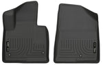 Husky Liners 13-15 Hyundai Sante Fe GLS/Limited WeatherBeater Front Row Black Floor Liners