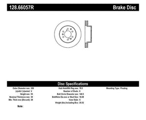 StopTech 07-11 GM Silverado 1500 Cross Drilled Right Front Rotor