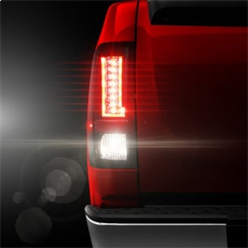 Spyder Chevy Silverado 07-13 Version 2 LED Tail Lights - Black ALT-YD-CS07V2-LED-BK