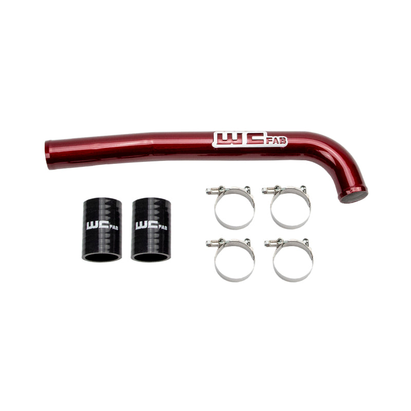 Wehrli 19-23 Cummins 6.7L Upper Coolant Pipe - WCFab Red