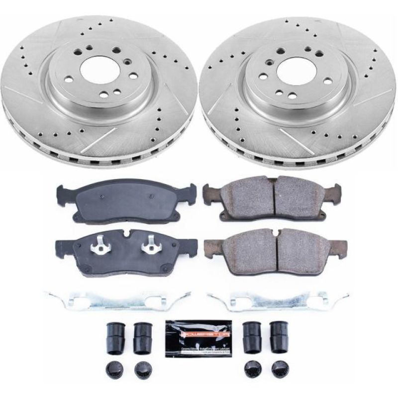 Power Stop 2016 Mercedes-Benz GLE300d Front Z23 Evolution Sport Brake Kit