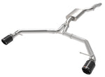 afe MACH Force-Xp 13-16 Audi Allroad L4 SS Axle-Back Exhaust w/ Carbon Tips