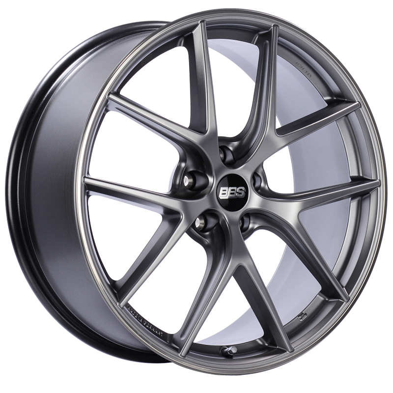 BBS CI-R 20x8.5 5x120 ET32 Platinum Silver Polished Rim Protector Wheel -82mm PFS/Clip Required