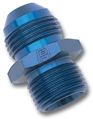 Russell Performance -4 AN Flare to 10mm x 1.5 Metric Thread Adapter (Blue)