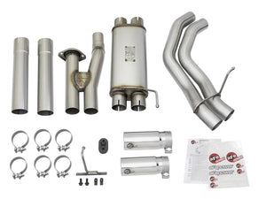 aFe POWER Rebel Series 3in 409 SS Cat Back Exhaust w/ Polished Tips 17 Ford F-150 Raptor V6-3.5L