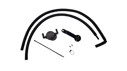 J&amp;L 20-25 Hyundai Palisade / Kia Telluride 3.8L Oil Separator 3.0 Passenger Side - Black Anodize