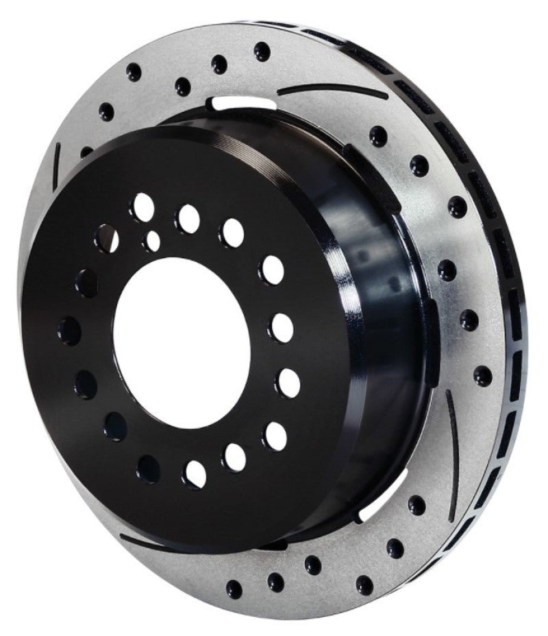 Wilwood Rotor-2.32in Offset-SRP-BLK-Drill-LH 12.19 x .810 - 5 Lug