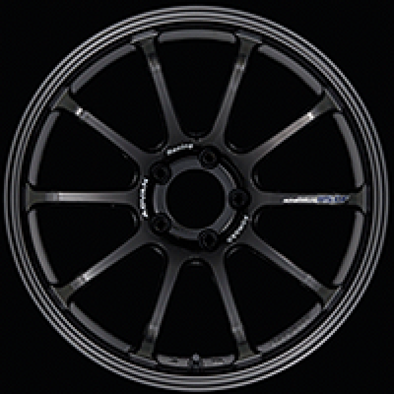 Advan RS-DF Progressive 18x9.0 +25 5-114.3 Racing Titanium Black Wheel