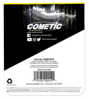 Cometic 3.0in HTS Header Collector Gasket Set - .060in DIA Port/3.875 Bolt Circle