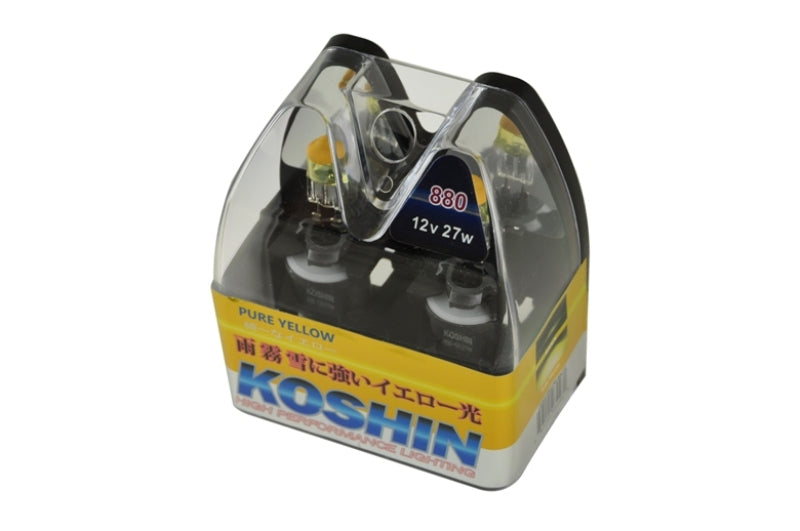 Xtune Koshin 880 Hyper Yellow Halogen Light Bulbs 12V 27W LB-KO-YELLOW-880YE