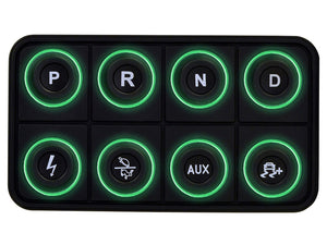 AEM EV 8 Button Keypad CAN Based Programmable Backlighting