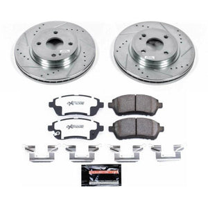 Power Stop 11-14 Mazda 2 Front Z26 Street Warrior Brake Kit