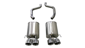 Corsa 2009-2013 Chevrolet Corvette (C6) 6.2L Polished Xtreme Axle-Back Exhaust w/4.5in Tips