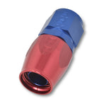 Russell Performance -16 AN Red/Blue Straight Full Flow Hose End