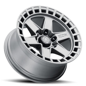 ICON Raider 17x8.5 6x120 0mm Offset 4.75in BS Titanium Wheel