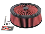 aFe MagnumFLOW Air Filters Round Racing P5R A/F TOP Racer 14D x 5H (Blk/Red)