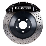 StopTech 08-13 Toyota Land Cruiser Front BBK w/ Black ST-65 Calipers Drilled 380x35mm Rotor