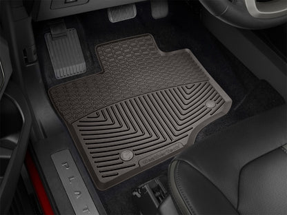 WeatherTech 2015+ Ford F-150 Front Rubber Mats - Cocoa