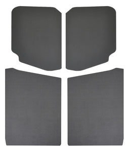 DEI 18-23 Jeep Wrangler JL 2-Door Boom Mat Headliner - 5 Piece - Gray Leather Look