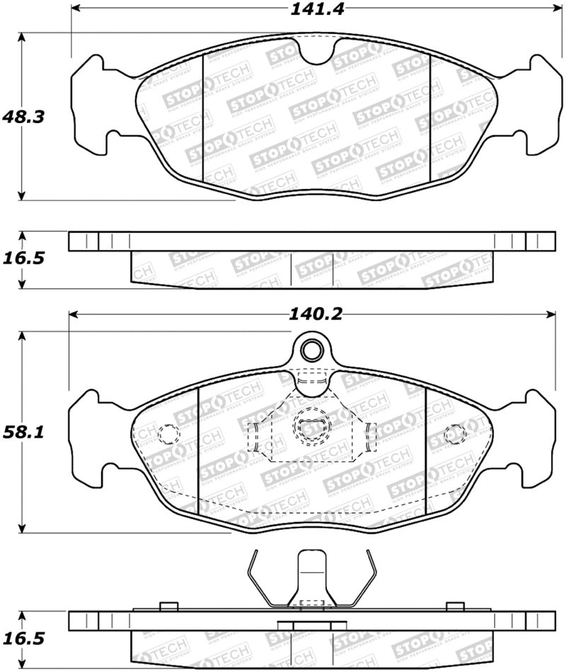 StopTech Street Brake Pads