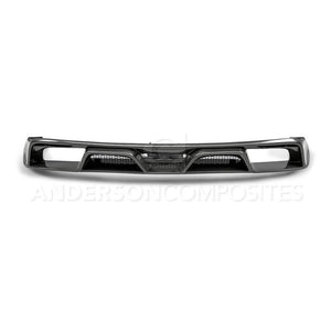 Anderson Composites 15-16 Ford Mustang R-Style Carbon Fiber Rear Valance (for Quad Tip Exhaust)