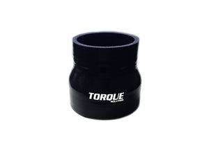 Torque Solution Transition Silicone Coupler: 2.5 inch to 3 inch Black Universal