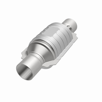 MagnaFlow Univ Cat Conv 2.5in Inlet/Outlet Ctr/Ctr Round 9in Body L x 5.125in W x 13in Overall L